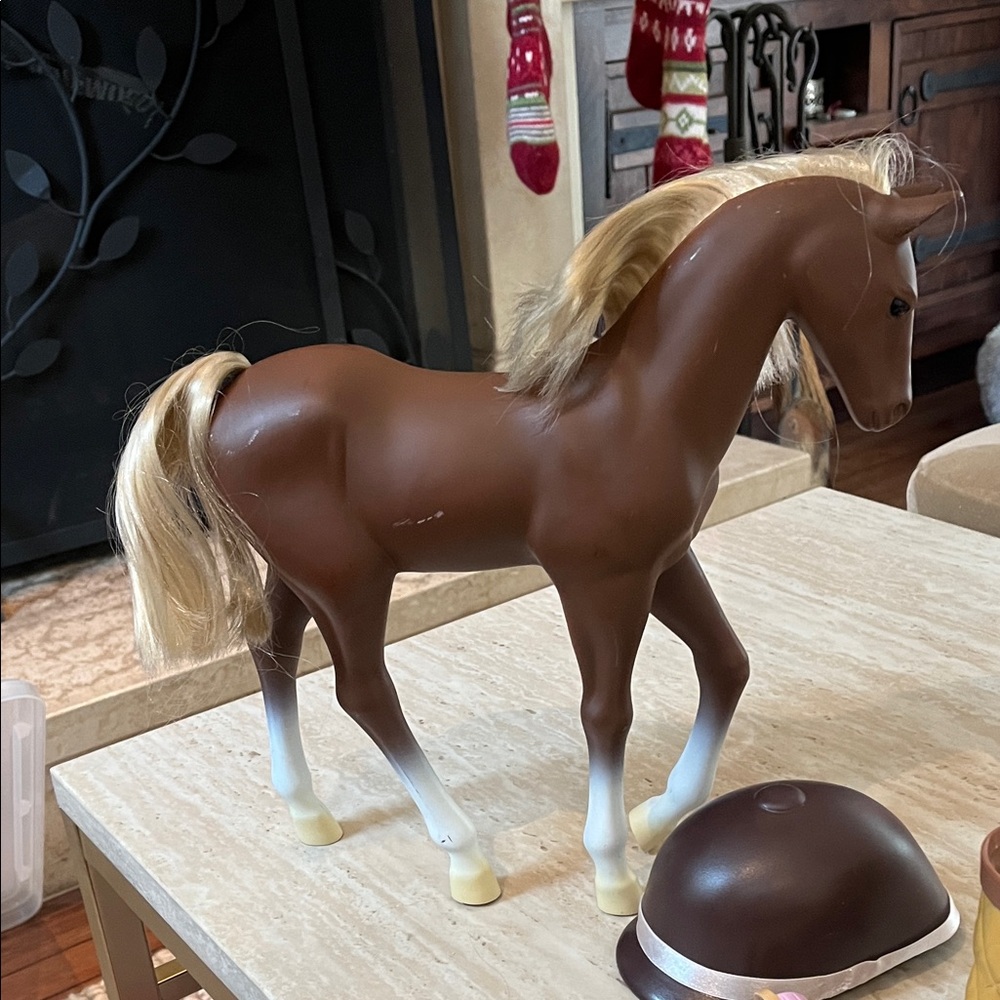 Our Generation Brown Horse Toy with Accessories - Picture 7 of 7